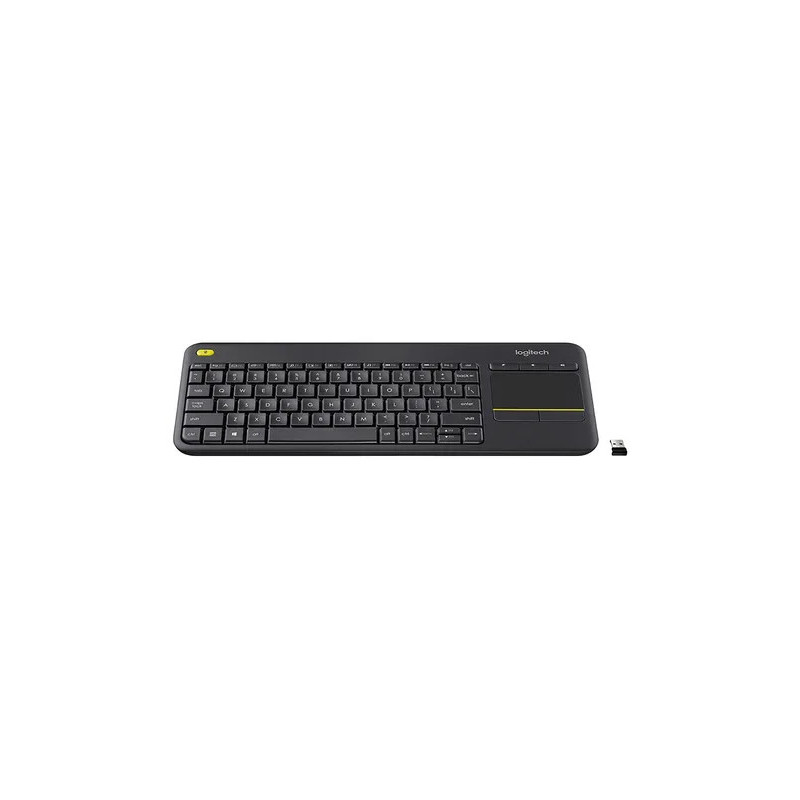 Teclado Logitech K400 PLUS inalámbrico con touchpad